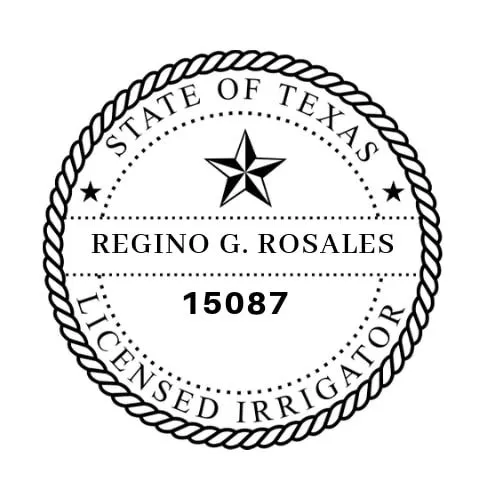 The state of texas licensed irrigator regino g. rosales